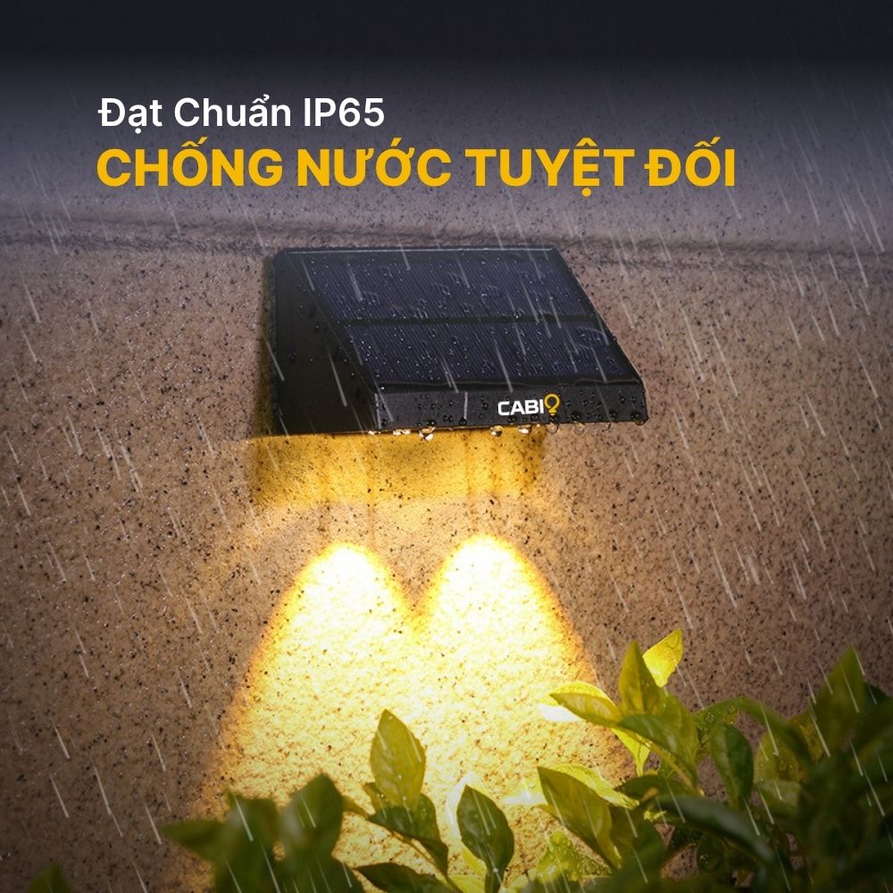 Đèn Hắt Tường Năng Lượng Mặt Trời DSV04 Trang Trí Ngoại Thất Đẳng Cấp CabiQ