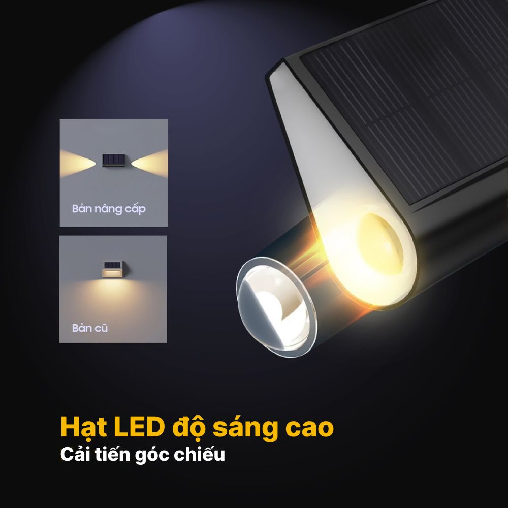 Đèn Bậc Thang Năng Lượng Mặt Trời DSV02 Trang Trí Đa Năng CABIQ