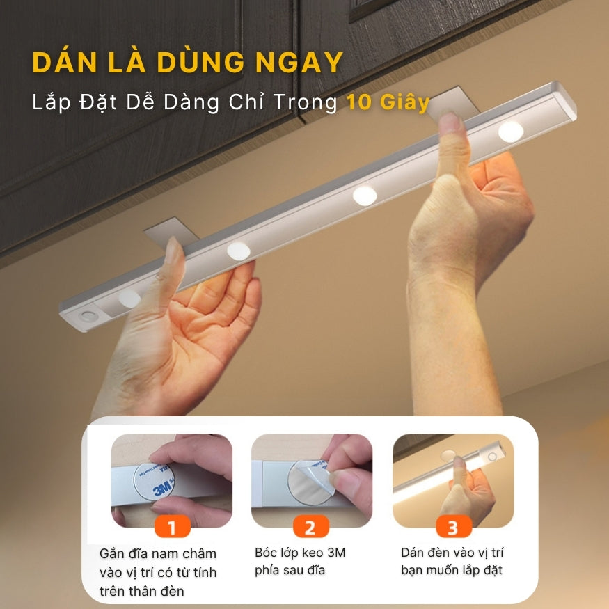 Đèn LED Thanh Cảm Biến Trang Trí Hiệu Ứng Gợn Sóng CabiQ Premium CAB02