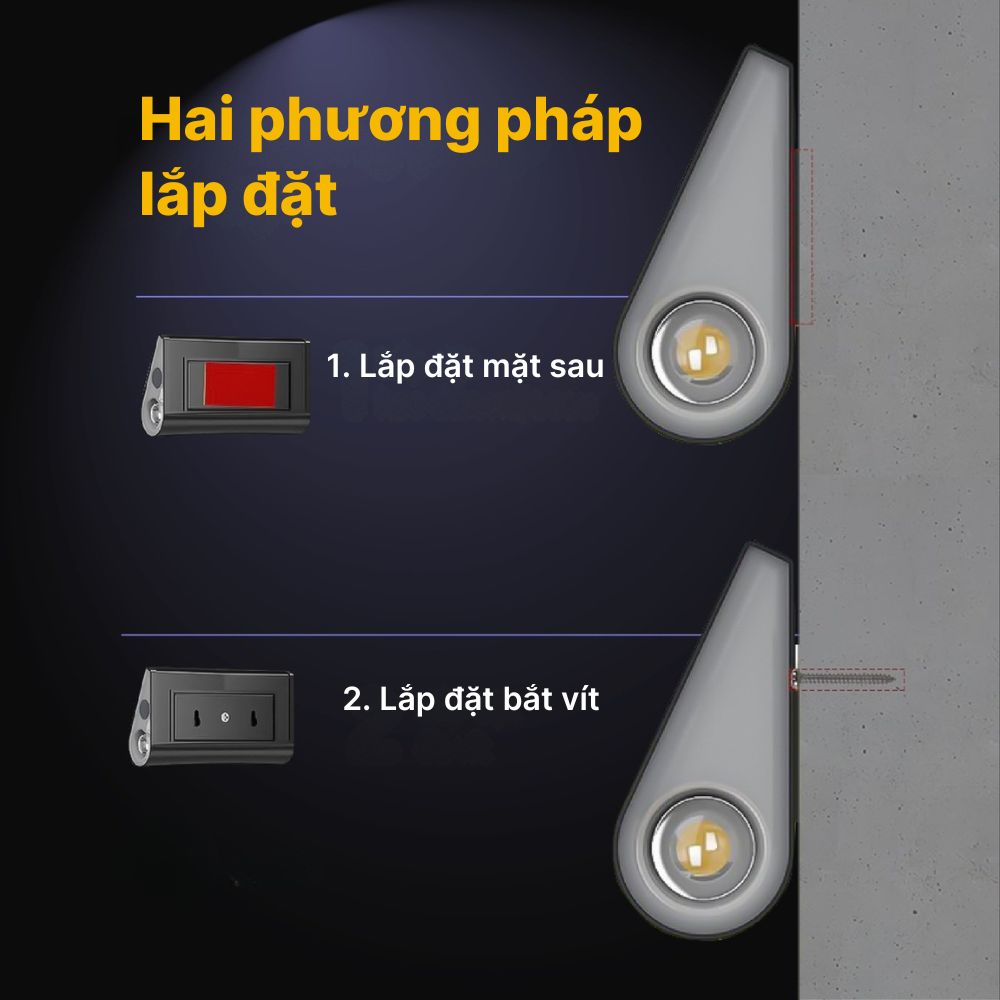 Đèn Bậc Thang Năng Lượng Mặt Trời DSV02 Trang Trí Đa Năng CABIQ