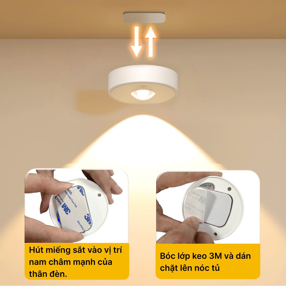 Đèn LED Cảm Biến Spotlight Mini CabiQ Premium CAB04