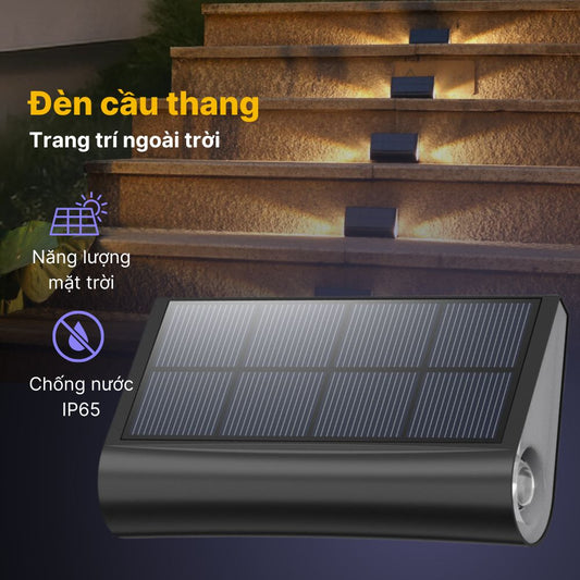 Đèn Bậc Thang Năng Lượng Mặt Trời DSV02 Trang Trí Đa Năng CABIQ