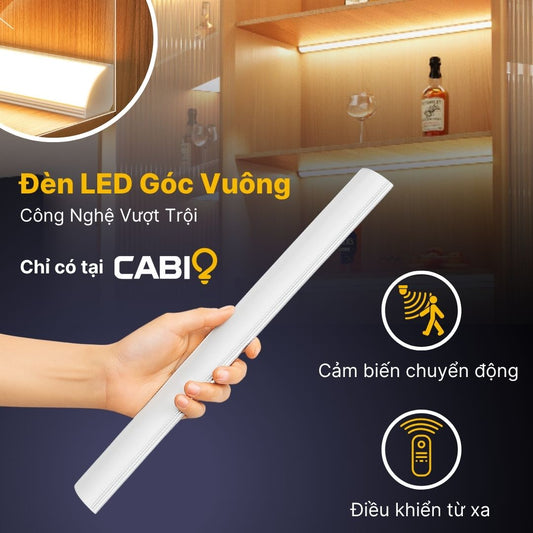 Đèn LED Thanh Cảm Biến Góc Vuông CabiQ Premium CAB03